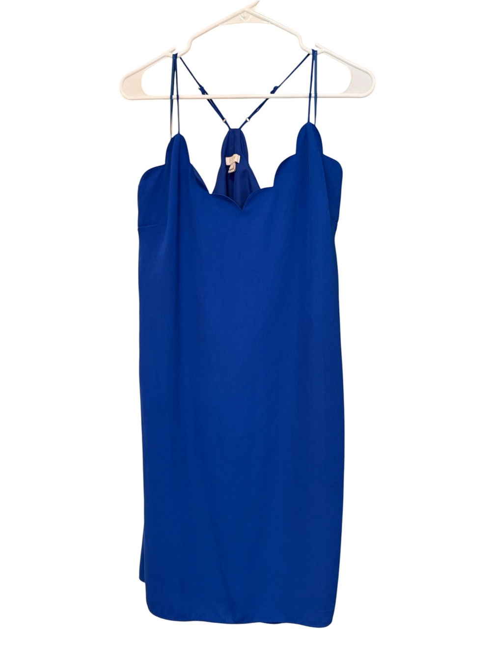 J. Crew Scalloped Halter Racerback Dress size 16